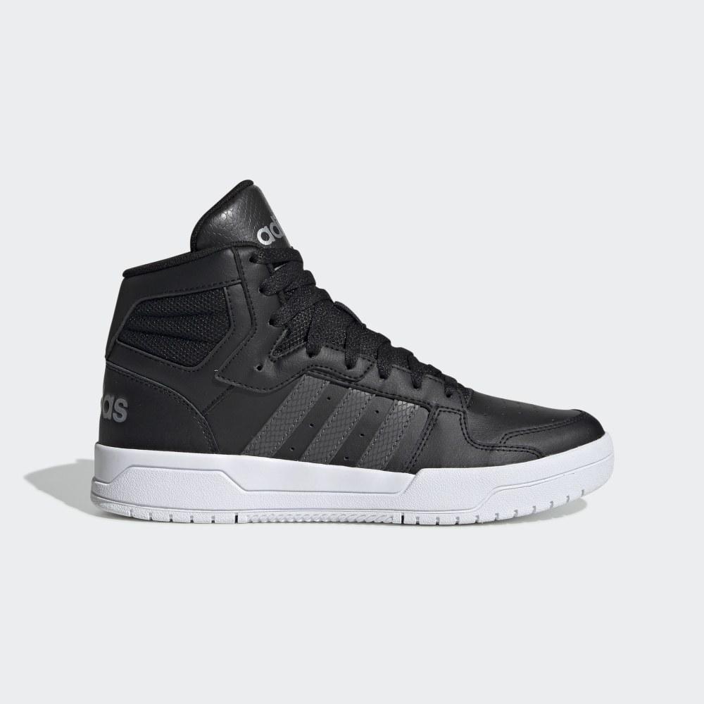 Adidasi Baschet Adidas Entrap Mid Dama Romania - Negrii/Gri/Argintii EG4340